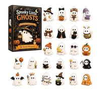 Calendario Avvento Halloween Fantasma Acrilico 2D 24 Giorni | Countdown Avvento Halloween 2026 Per Bambini Famiglia Casa Appartamento Salotto Festa Vacanze Albero Parete Finestra UN