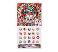 Calendario Avvento,Kit per la Creazione di Braccialetti per 24 Giorni - Attività Per Il Conto Alla Rovescia Feste - Per Ragazze Adolescenti Donne Moglie Festa Celebrazione Invernale Raduno