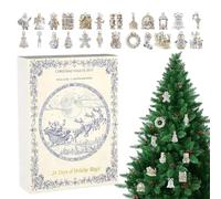 Calendario 'Avvento Natale 2025 | 2D Ornamento in Acrilico | Calendario Avvento 24 Giorni Motivo Porcellana Per Bambini,per Albero Bambini Famiglia Divertimento Sviluppo Adolescenti Ragazze Ragazzi