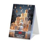 Calendario 'avvento Natale 2025 - limitato 100 giorni di edizione, pezzi di decorazione stagionale, design creativo elegante, set regalo decorativo di natalizi | Bambini