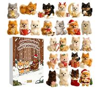 Calendario 'Avvento,Natale acrilico 2D,Calendario Di Natale Con Disegno Del Cane Per Bambini | Per Uomini Donne Ragazze Giovani Adolescenti Moglie Marito Figlio Figlia Famiglia