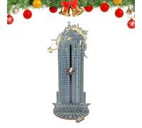 Calendario 'Avvento Natale Legno | Calendario della caduta di Hans Gruber Plaza | Con Hans Gruber Falling Off Plaza Desktop Calendar Die Hard Calendar For Tabletop