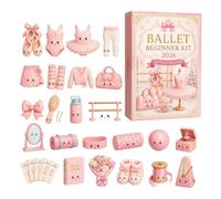 Calendario Avvento Natale Ornamento 2D A Tema Danza Classica | Decorazioni Countdown Natale 24 Giorni Interni Per Bambini Ragazzi Tavolo Scrivania Mensola Caminiera Casa Feste B