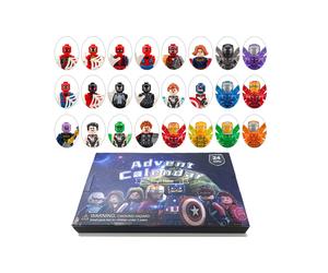 Calendario Avvento Natale Super Eroi Marvel Superman Hulk Batman