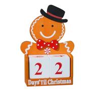 Calendario 'Avvento natalizio 2024 - con da scrivania in legno, decorazione natalizia | Per il tavolo da ufficio a casa