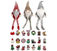 , calendario 'Avvento natalizio, 24 giorni, statuette da collezione, decorativo 2025, decorazione per le feste, per finestre, albero, tavolo, famiglia