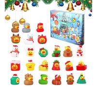 Calendario 'Avvento natalizio | Bomboniera per feste di festa giocattolo da bagno - Mini giocattoli da collezione per 24 giorni da collezione per la casa, festa di compleanno, adolescenti