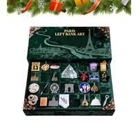 Calendario 'Avvento Natalizio Decorativo | Decorazione Natalizia In Acrilico 2D - Calendario Conteggio Natale 24 Giorni Con Eventi,Per Uomini Adulti Genitori Famiglia Amici