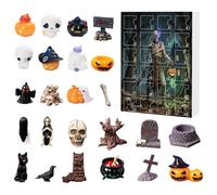 Calendario 'avvento Ornamenti Halloween 2025,Con 24 Decorazioni Teschi Horror Per Calendario Conto Alla Rovescia - Decorazione Casa Per Bambini Ragazzi E Famiglia Festa Autunno Stregato