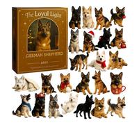 Calendario 'Avvento | Ornamento 'Avvento in acrilico 2D per cani - Calendario 'Avvento 2025 con 24 giorni | Decorazione natalizia interattiva per ragazze, amanti