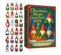 Calendario 'Avvento | Pendente Natalizio 24 Giorni | 2025 Decorazione In Acrilico 2D Pendente Natalizio | Per Albero Di Natale, Per Celebrazione E Festa, Per Ragazze E Adolescenti