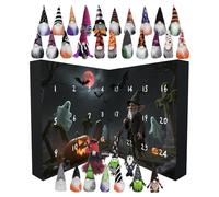 Calendario 'Avvento Per Halloween Con Gnomi - Decorazioni Natalizie di Folletti per Halloween,Decorazioni Natalizie Per La Casa Bambini Ragazzi Adulti Famiglia Amici