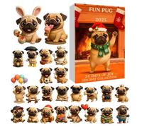 Calendario 'Avvento per il conto di Natale - Ciondolo in acrilico 2D per scene e oggetti di scena - Calendario 'Avvento 24 giorni | Per bambini adolescenti studenti nipote amici