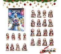 Calendario 'Avvento Per Il Natale 2025,Calendario Pendente A Tema Gesù Per L'Avvento | Oggetto Ricordo In Acrilico 2D, Per,Per Studenti Adolescenti Adulti Amici Famiglia