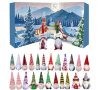 Calendario Avvento per le vacanze Gnome di Natale 2025 Calendario di conto alla rovescia di Natale (H)