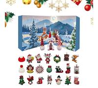 Calendario 'Avvento Per Natale 2025, Conto Alla Rovescia Di 24 Giorni Con Lutins, Ornamenti Di Natale Decorazione Per Interni Per Soggiorno Camera Da Letto Ufficio Scaffale