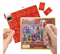 Calendario 'Avvento puzzle- puzzlegrande 28x25x5 cm, scatola di giocattoli STEM in carta, puzzlecon conto alla rovescia di 24 giorni con tema educativo sugli animali | Regalo di festa per coppi