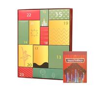Calendario 'Avvento Scatola, Forniture Per L Avvento, 12 Griglie da Imballo con Numeri, Per Feste Compleanni Matrimoni Soggiorno Camera Da Finestra Coppie Bambini