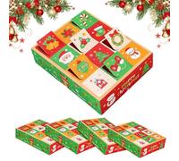 Calendario Avvento Vuoto 5 Scatole Decorative per il Conto alla Rovescia di