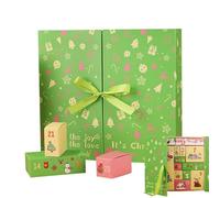 Calendario Avvento vuoto | Calendario 2025 Pieghevole 24 Giorni Scatola Vuota Adulti,Astuccio Artigianale Decorazione Casa Sala Da Pranzo Mensola | Camera Da Tavolo Celebrazione Compleanno