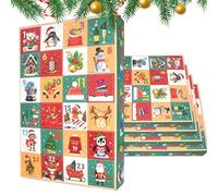 Calendario 'Avvento - Vuoto Riutilizzabile 5 Pezzi - A tema natalizio 24 Giorni, per feste Riunioni Vacanze Bambini Uomini Famiglia Adulti Donne