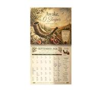 Calendario Biblico 5787 Planner Illustrato Con Scritture Bibliche | Calendario Dei Tempi Stabiliti 5787 Per Casa L'Appartamento Il Casale La Scuola L'Aula La Chiesa E Famiglia E I Sacerdoti