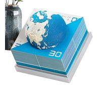 Calendario blocco note 2025 - Calendario staccabile 2025 | Calendario da tavolo Calendario - Calendario Earth Desk Decor 2025, Calendario dei pezzi del tempo Note adesive, Calendario