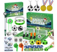 Calendario calcistico 2026, Calendario per ragazzi 2026 Mini gioco interattivo sul campo da calcio Conto alla rovescia natalizio per gli appassionati di calcio adolescenti