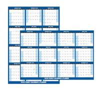 Calendario Cancellabile A Secco 2026,Pianificatore Annuale Di Grandi Dimensioni In Formato 81 X 122 Cm - Calendario Con Orientamento Orizzontale O Verticale Per Gennaio A Dicembre,Pianificatore