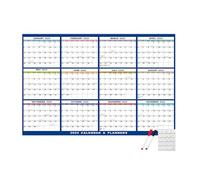Calendario cancellabile a secco con pennarelli, calendario da parete cancellabile a secco | Calendario da parete con pianificazione mensile 2025,Ornamenti per la casa Pianificatore annual