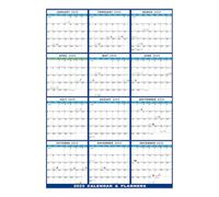 Calendario Cancellabile A Secco Per Parete - Pianificatore Da Parete Annuale Di 12 | Calendario Piegato 2025 | Poster Del Calendario 2025 Da Gennaio A Dicembre | Cancella Il Calendario Per