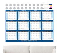 Calendario Cancellare A Secco - Pianificatore Quotidiano | Organizzatore Lavagna Bianco Multiuso Promemoria Evento Portatile Pianificatore Spaventoso Per Frigorifero Scuola Frigorifero Fridge C