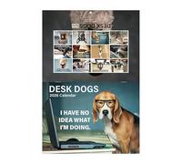 Calendario Cani - Calendario Del Cucciolo | Pianificatore Di Foto Del Cucciolo | Timbri Fotografici Divertenti Per Animali Domestici, Pianificatore Di Cani Da Lavoro Creativo 2026 PORTABILE PER IL