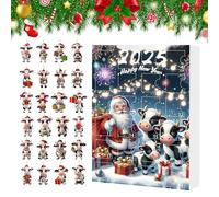 Calendario con conto alla rovescia di Natale, calendario con motivi di Natale animali fino alla festa, giocattolo decorativo per Natale, bambini, aula, albero, ufficio, famiglia, adulti