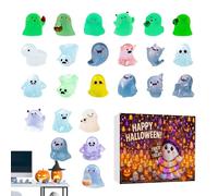 Calendario con conto alla rovescia fantasma, 24 giorni, per Halloween, avvento, fantasma, giocattolo, decorazione per la casa, per alberi, ingresso, mensole, tavolo, feste, finestre, ghirlande, auto