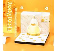 Calendario con note adesive Lucky Duck 3D Panoramic Paper Sculpture 2025 T5Z6