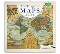 Calendario con note Mappe antiche 2026