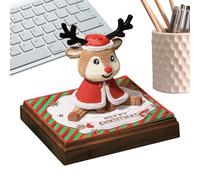 Calendario con sculture di carta - 3,54x3,15x2,95 pollici Agenda giornaliera con cervi 3D, esposizione di creazioni in carta, calendario da tavolo artistico a strappo unico | Decorazione per u