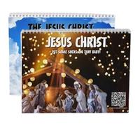Calendario con versi biblici, planner motivazionale da parete cristiano, d'arte con Gesù Cristo, ideale per organizzare la vita quotidiana a casa, al lavoro e in chiesa