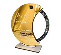 Calendario conto alla rovescia decorativo 20 cm in legno acrilico per tutte le c
