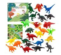 Calendario Conto Alla Rovescia Dei Dinosauri - Scatola 'Avvento Educativo Di 24 Giorni, Set Di Figure Di Animali Preistorici Realistici, Collezione Di Apprendimento Colorata, Regalo Decorativo