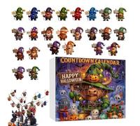 Calendario Conto alla Rovescia Halloween 2D Riutilizzabile 24 Giorni