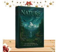 Calendario Conto Alla Rovescia Natale | Ornamento Decorativo In Acrilico 2D,Calendario Conto Alla Rovescia 2025 Decorazione Fauna | Per Uomini Donne Ragazze Ragazzi Coppie Figli Famiglia Amici