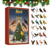 Calendario Conto Alla Rovescia Ornamento - 24-Giorni Decorazione In Acrilico 2D Giocattolo Decorativo | Calendari Uccelli Giocattoli | per Bambini Piccoli Adolescenti Adulti Famiglia Aula Uffici Alber