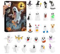 Calendario conto alla rovescia per Halloween 24 giorni da collezione con | Calendario dell'Avvento con 24 gnomi da collezione per casa, camera da letto, cucina, uomo e donna