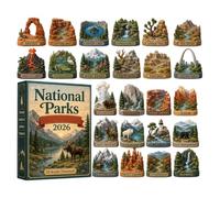 Calendario Countdown del Nazionale Decorazione per Albero con Animali in | 24 Giorni Countdown di Natale Decorazione di Natale per Bambini, Appassionato Outdoor, Amante della Natura