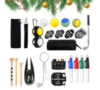 Calendario Countdown Golf 24 Giorni Accessori Golf Con Palline E Tee | Strumenti da Pratica Oggetti per Feste Per Club Driving Range Campo di Allenamento Percorso Gare Feste Familiari