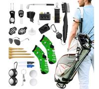 Calendario Countdown Natale Accessori Golf Natalizi da Collezione con Tee | Gadget Sportivi Natalizi Idee Regalo Calze Natalizie per il Golfista Driving Range Campo di Allenamento Circolo e
