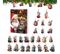 Calendario Countdown Natalizio Decorazione Acrilica 2D e Buon Natale