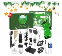 Calendario Countdown per il Golf 24 Giorni di Natale Accessori Golf con Tee | Oggetti Divertenti per Feste e Strumenti per la Pratica Per Golfisti Driving Range Campo Gara Party Delle Feste